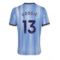 Camiseta Tottenham Hotspur Destiny Udogie #13 Visitante Equipación 2024-25 manga corta